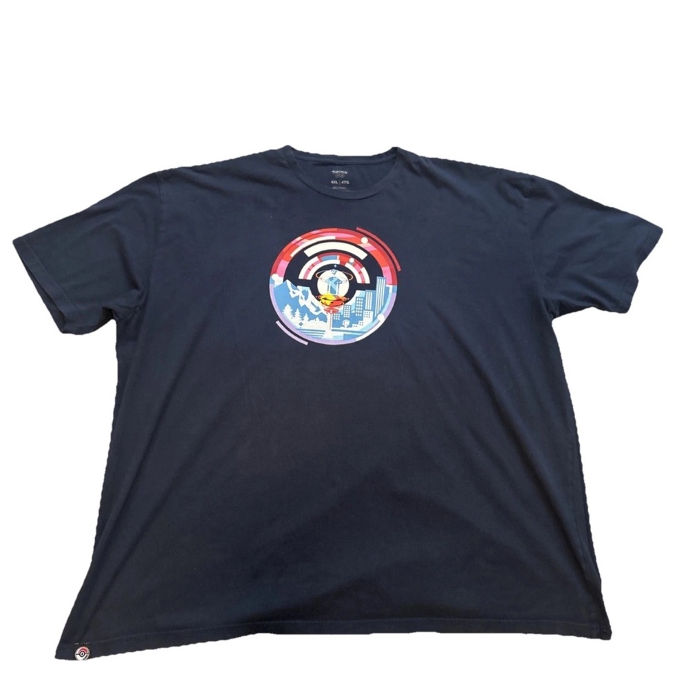Pokemon Go Fest 2021 Shirt Mens 4XL Blue Pokemon Center Exclusive Event Promo